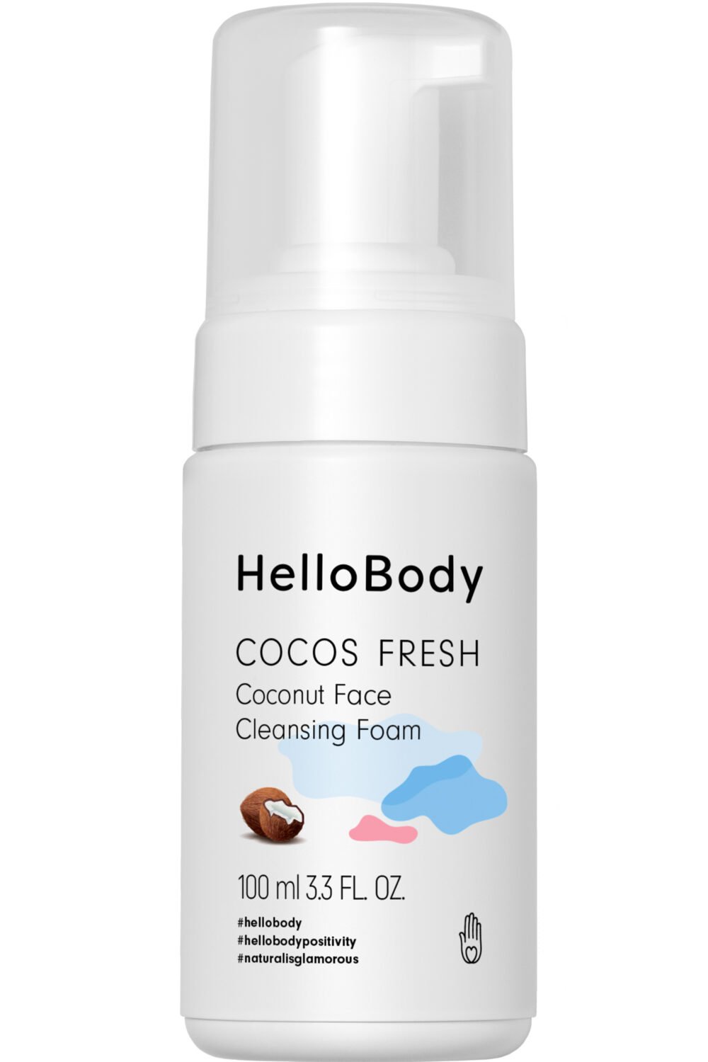HelloBody - Mousse nettoyante visage Cocos Fresh