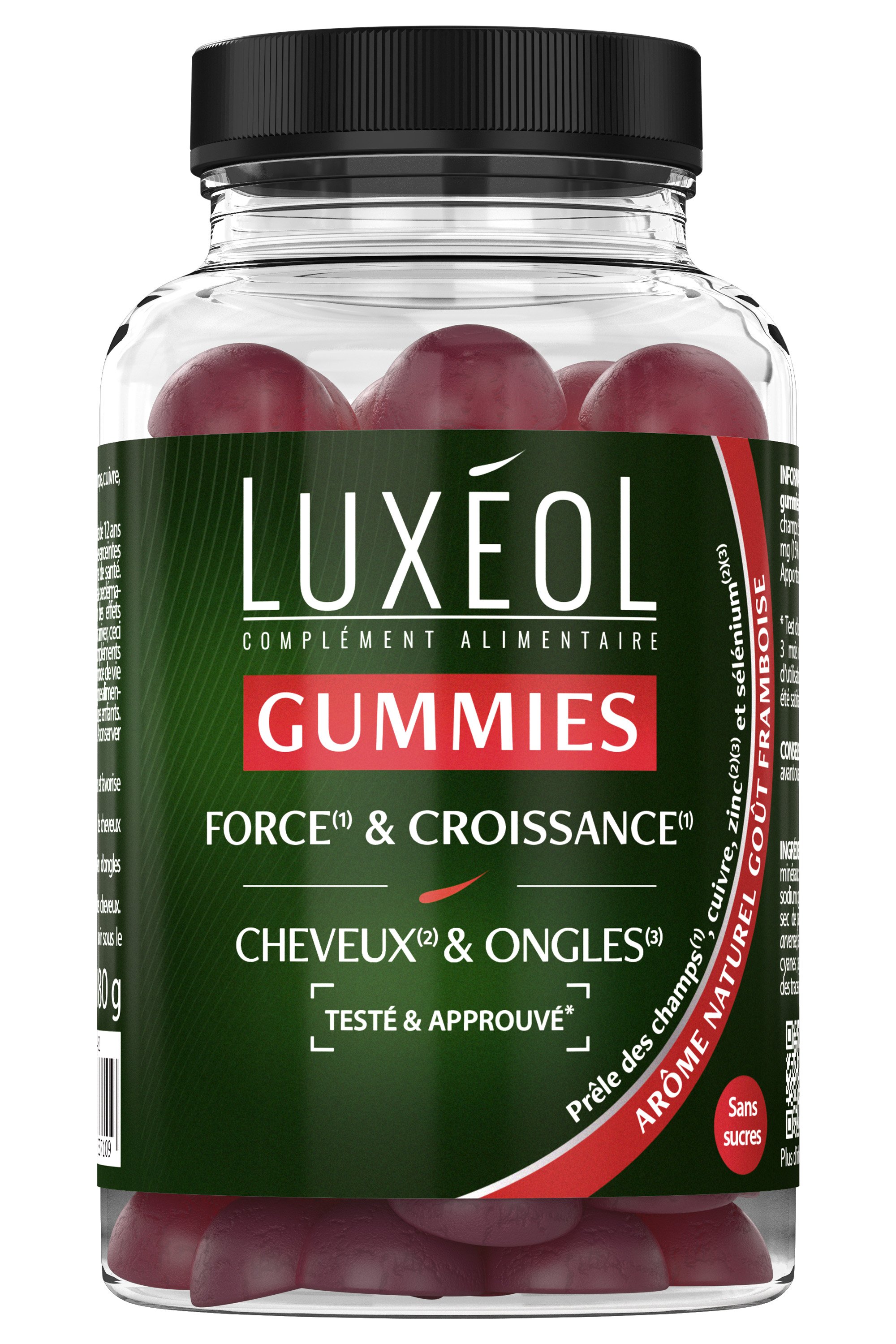Luxéol - Gummies cheveux force & croissance