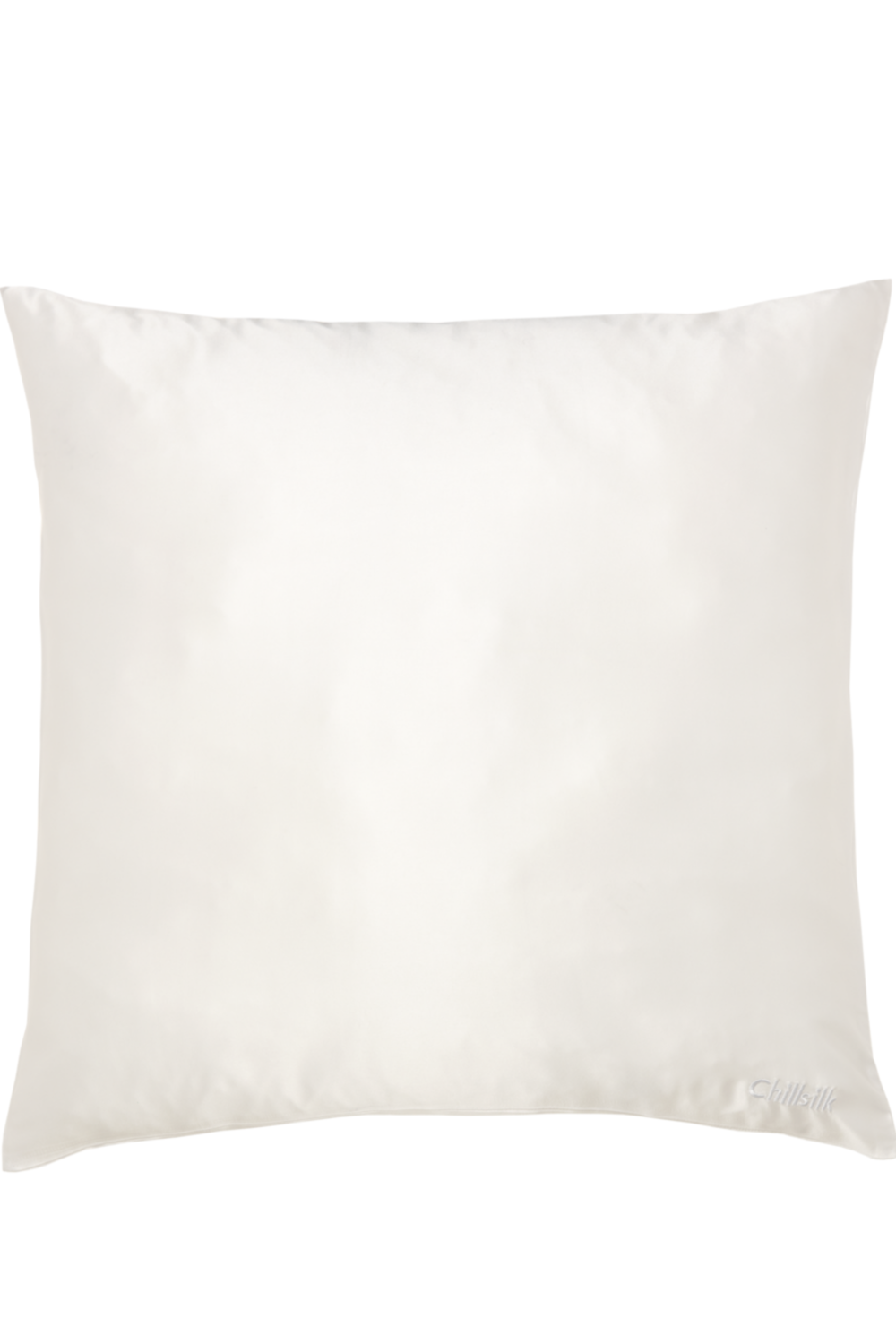 Chill Silk - Taie d'oreiller carrée 100% soie Snow