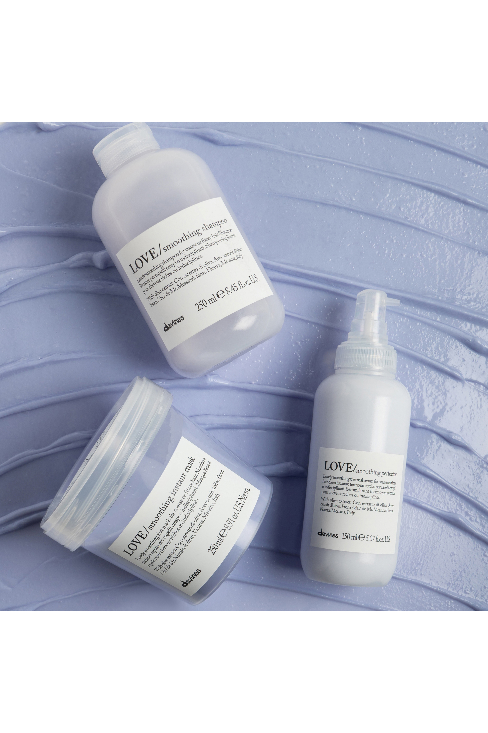 Masque lissant pour cheveux frisés ou bouclés Love Smooth