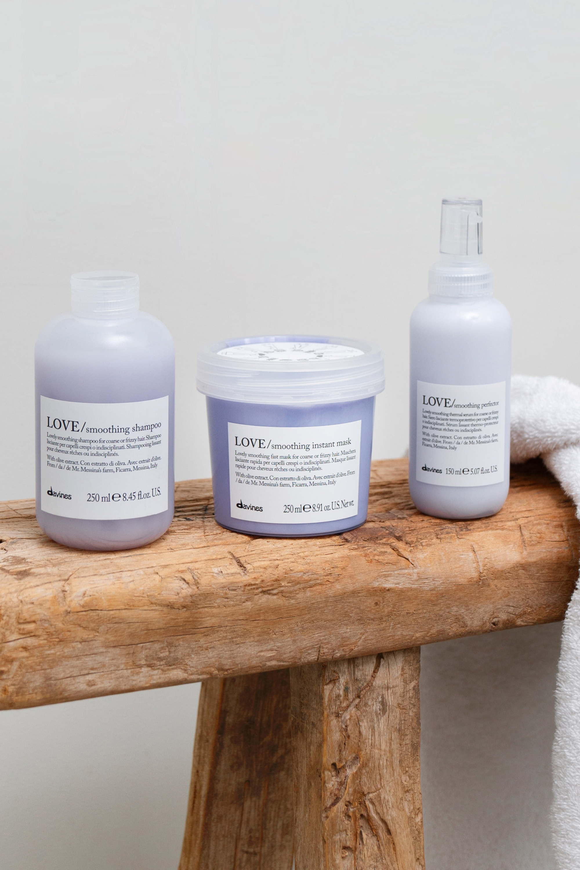 Masque lissant pour cheveux frisés ou bouclés Love Smooth