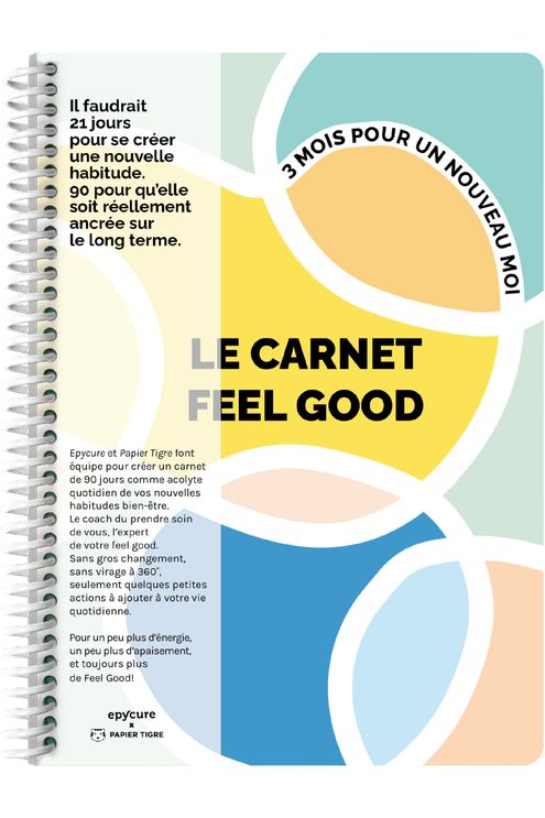 Carnet Feel Good - 90 jours de suivi bien-être