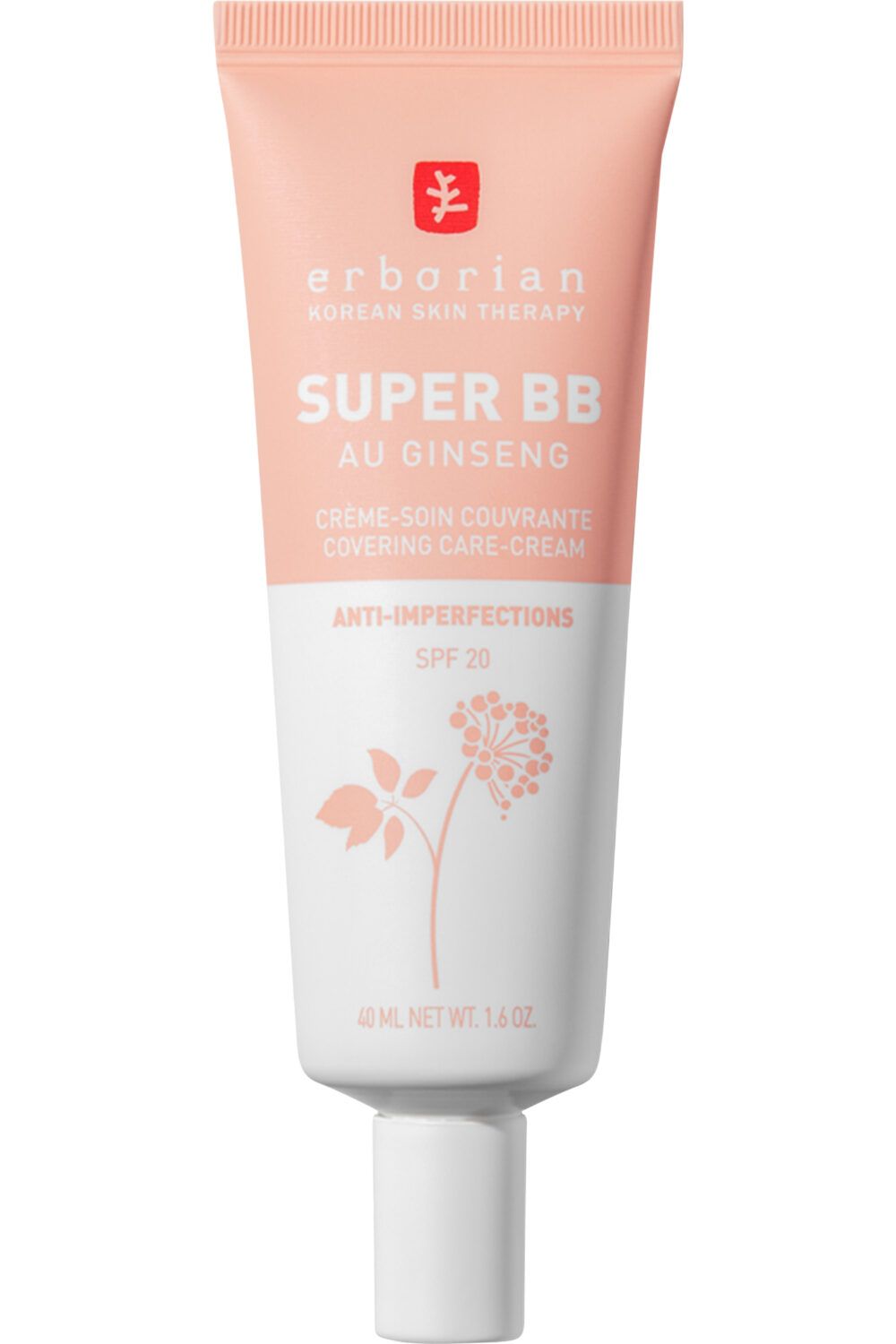 Erborian - Super BB Crème couvrante anti-imperfections Clair 40ml