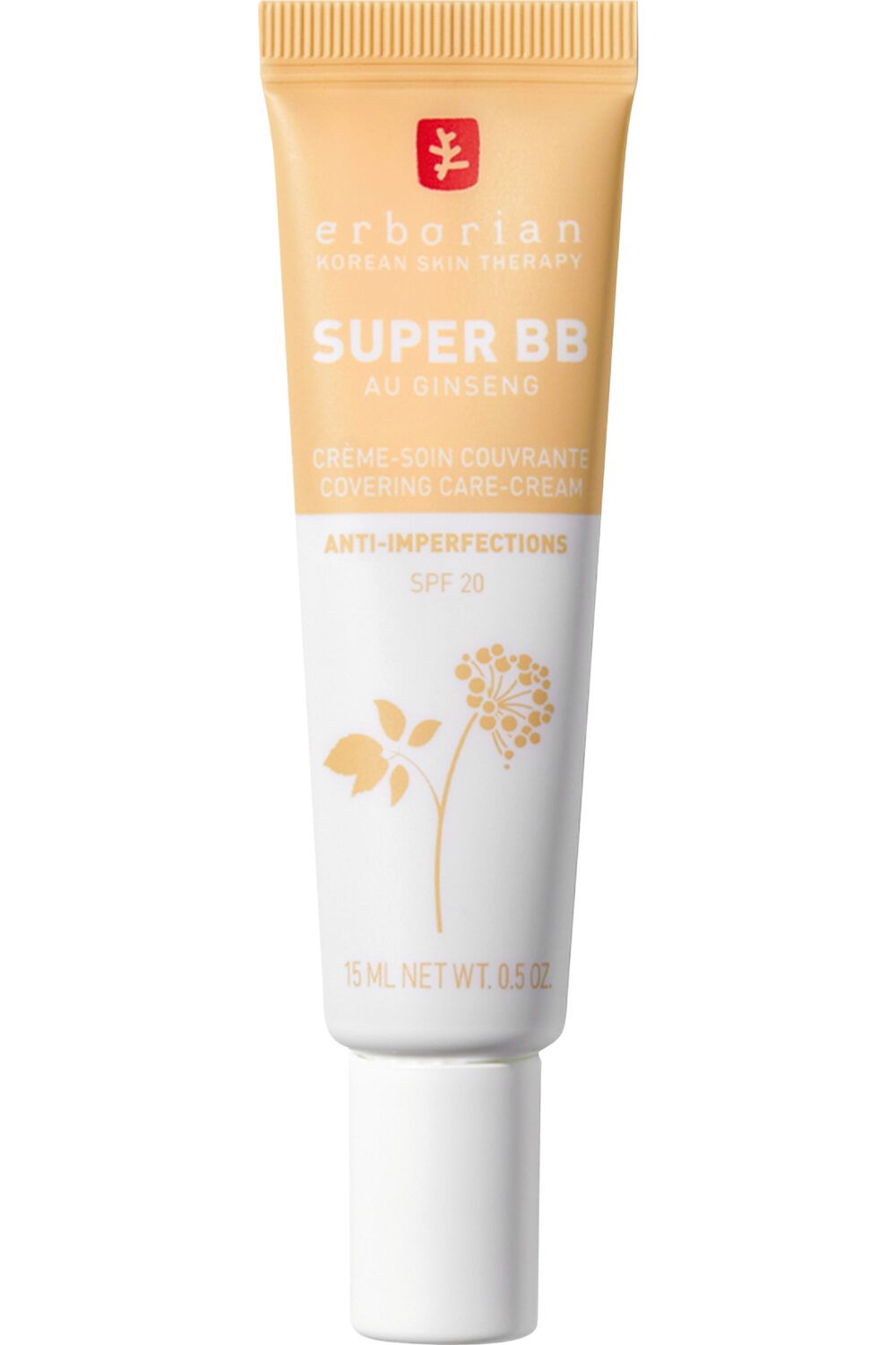 Erborian - Super BB Crème couvrante anti-imperfections Nude format découverte 15ml