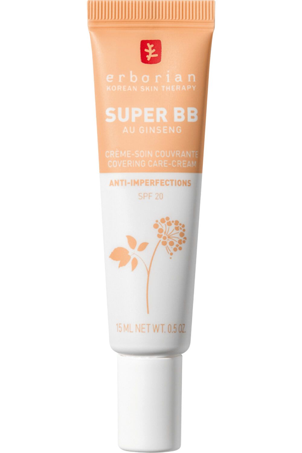Erborian - Super BB Crème couvrante anti-imperfections Doré format découverte 15ml