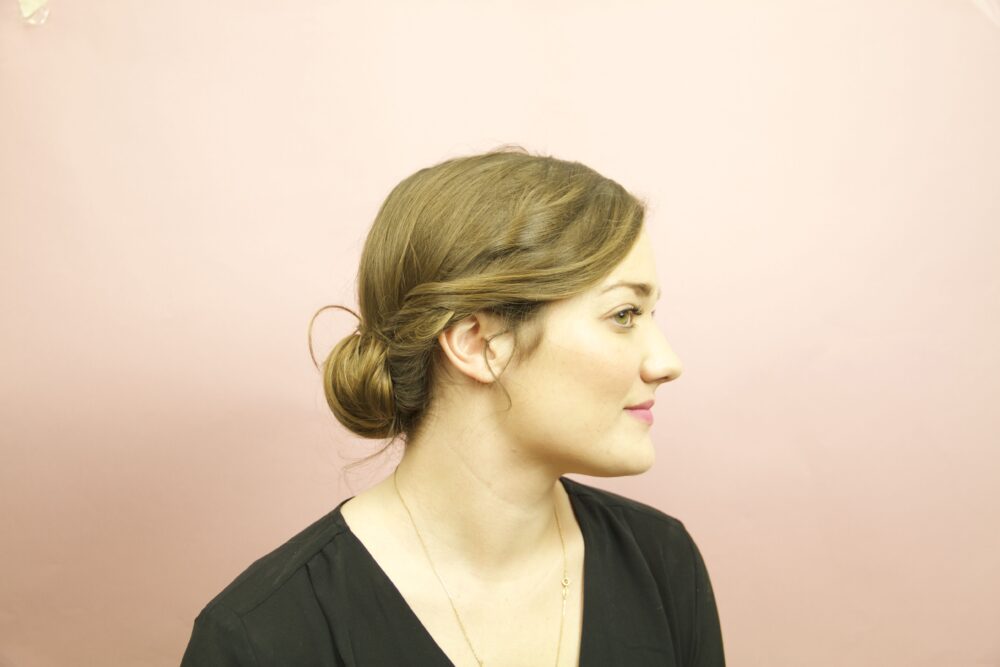 Un chignon bohème pour les fêtes