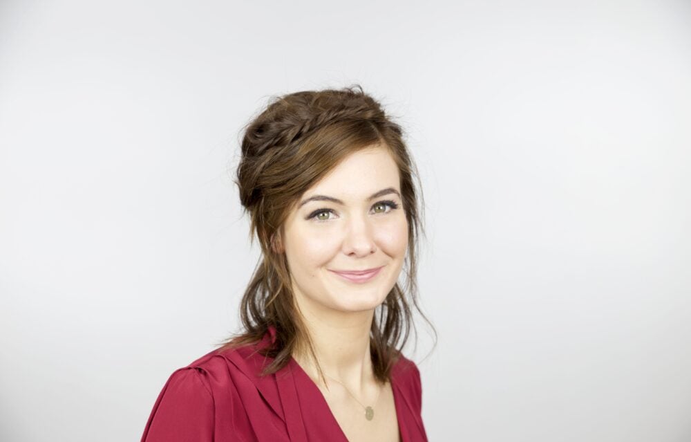 Une coiffure bohème tressée