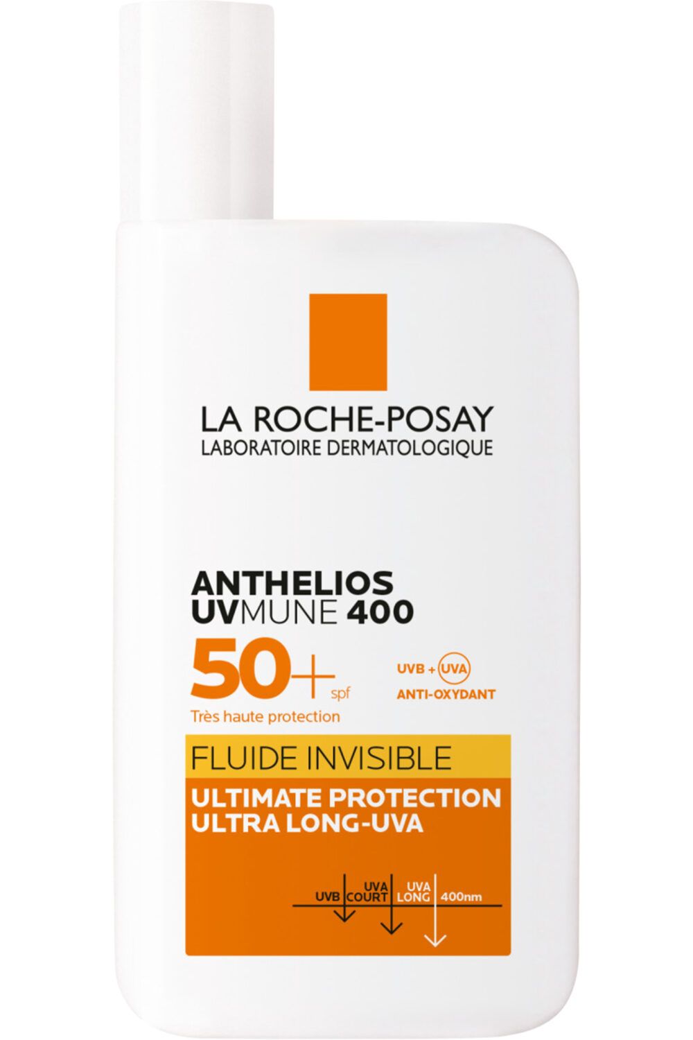 La Roche-Posay - Fluide invisible visage SPF50 avec parfum Anthelios