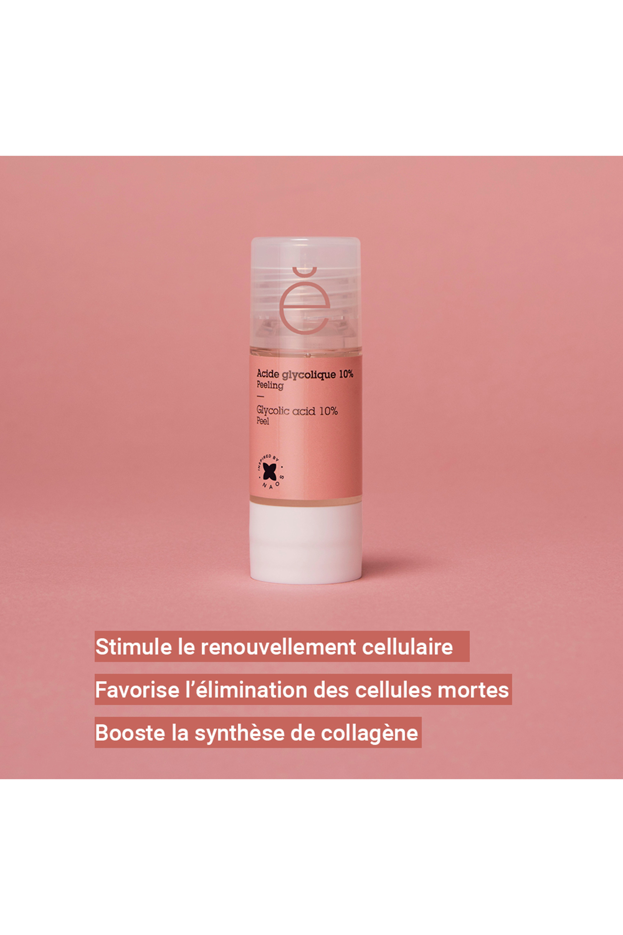 Actif pur acide glycolique perte d’éclat