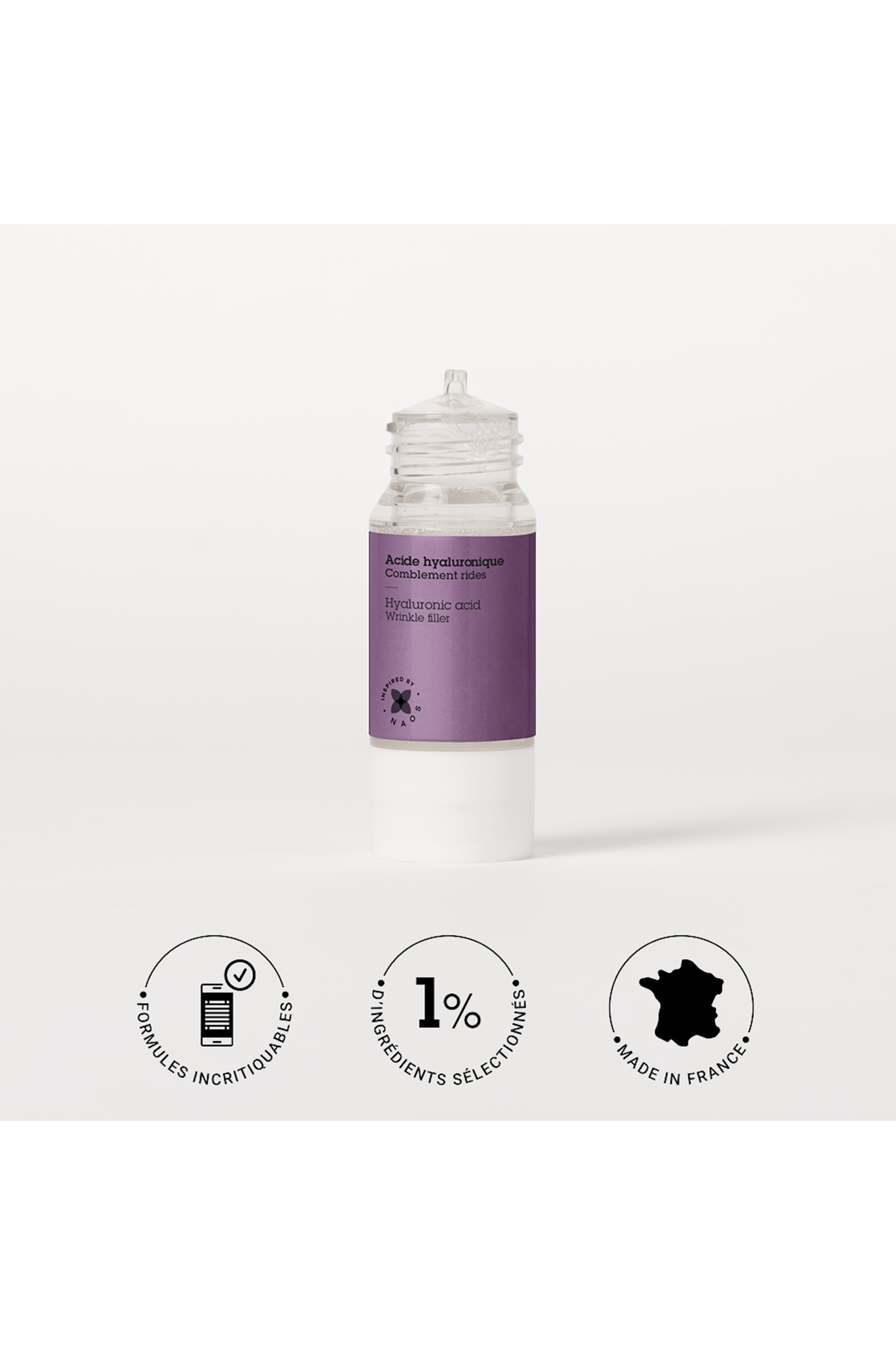 Actif pur Acide Hyaluronique anti-âge