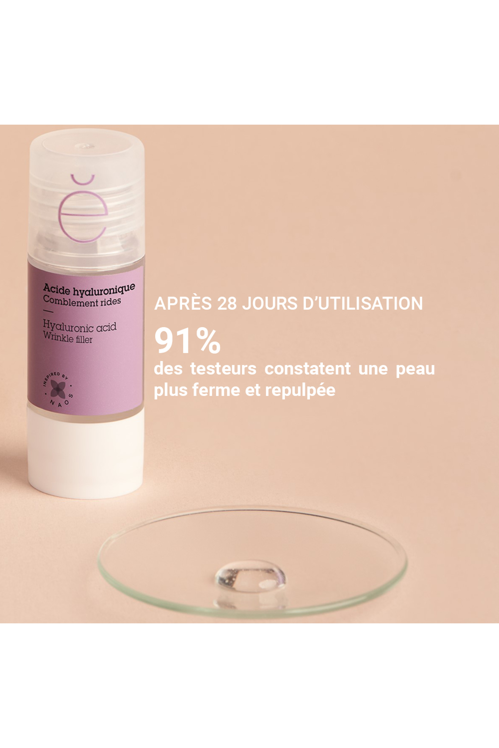 Actif pur Acide Hyaluronique anti-âge