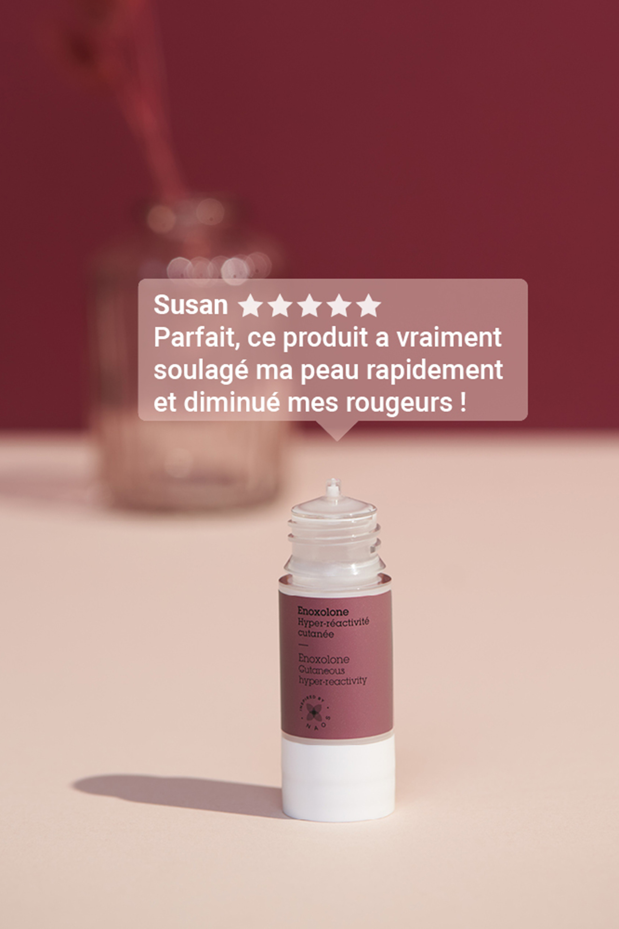 Actif pur Enoxolone hypersensibilité et rougeurs