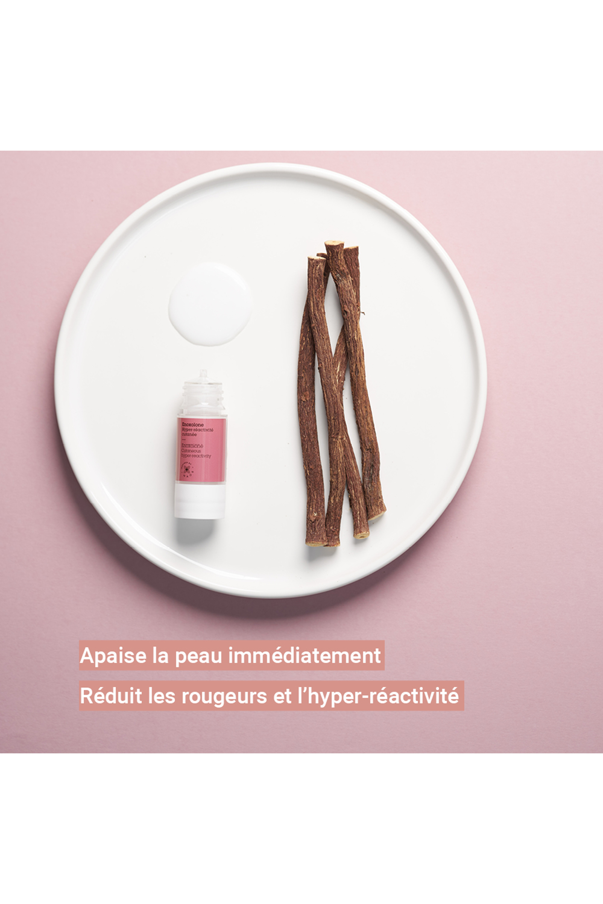 Actif pur Enoxolone hypersensibilité et rougeurs
