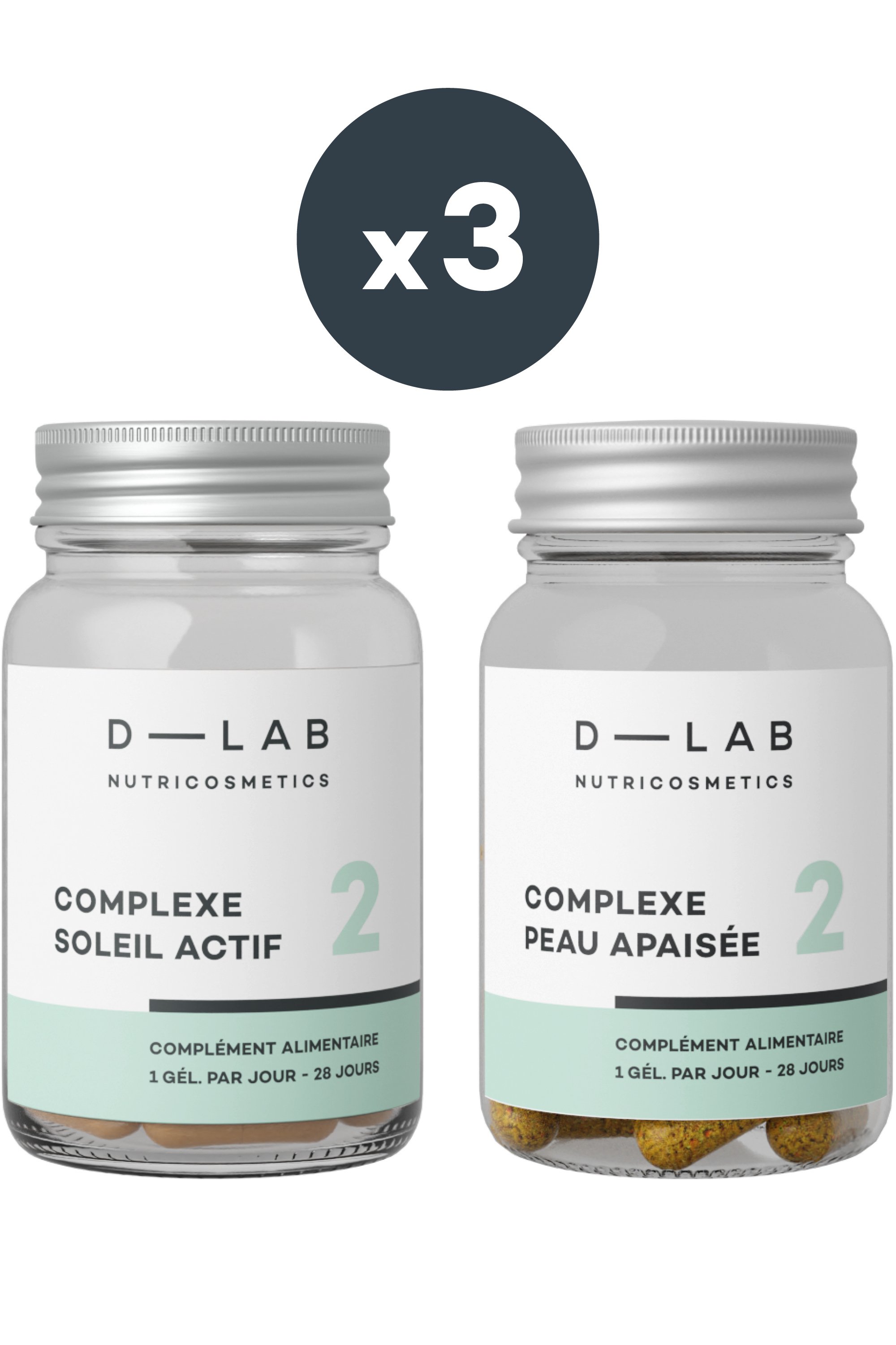DLAB Nutricosmetics Compléments alimentaires bronzage Duo Éclat