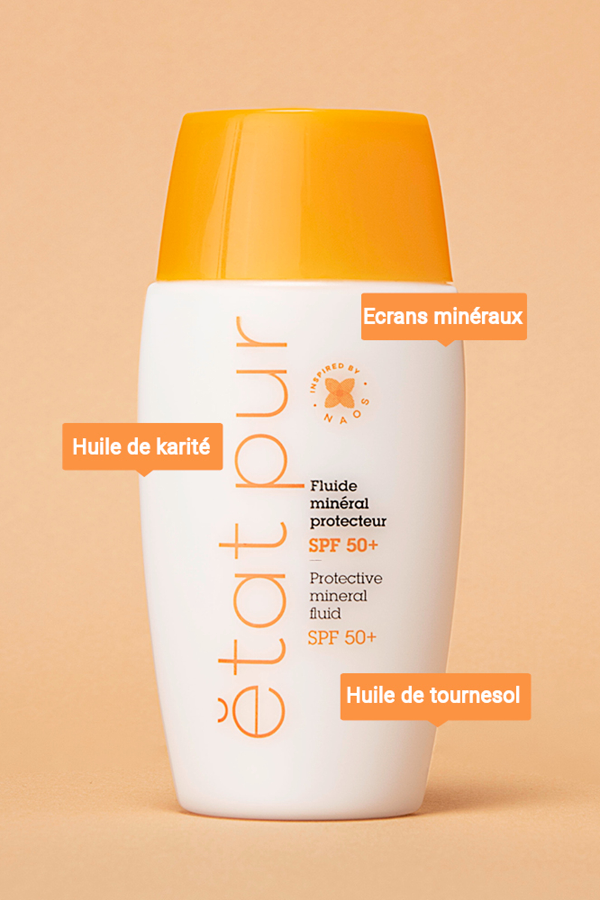 Fluide minéral protecteur visage SPF 50+