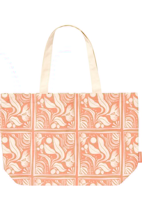 Maxi cabas couleur blush