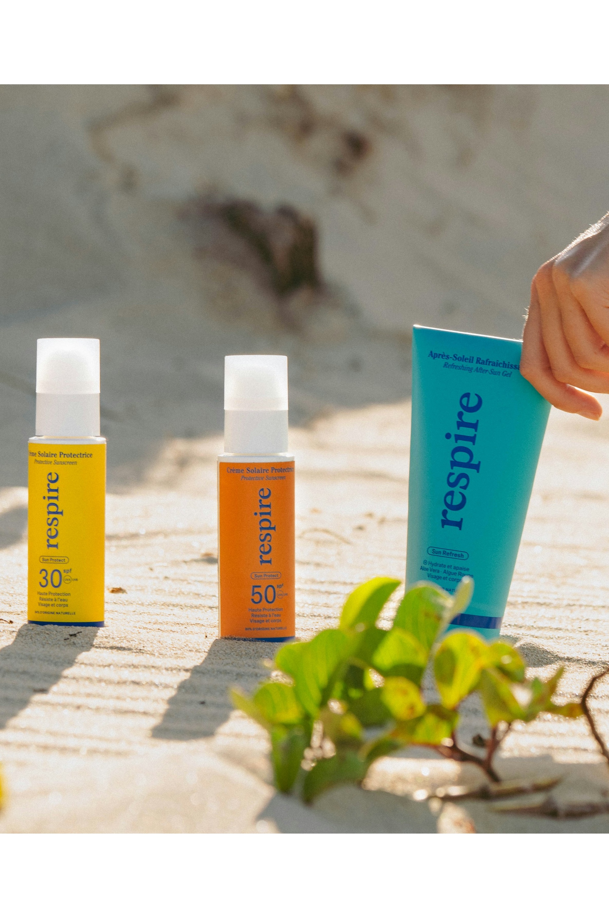 Après-soleil naturel