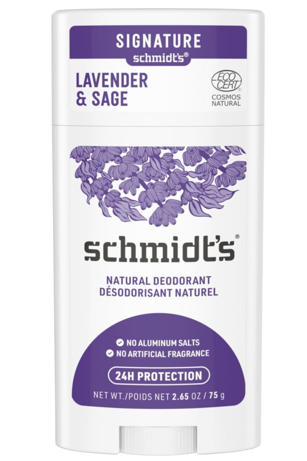 Schmidt’s - Déodorant stick lavande et sauge 58ml