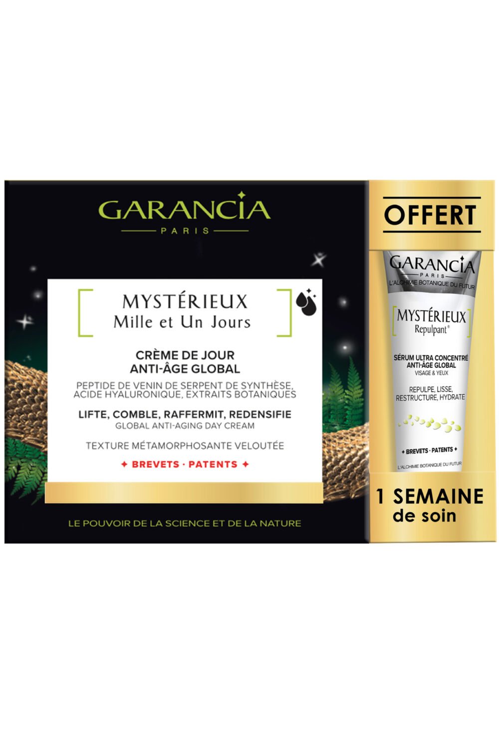 Garancia - Coffret crème anti-âge Mystérieux mille et un jours + sérum anti-âge format voyage offert