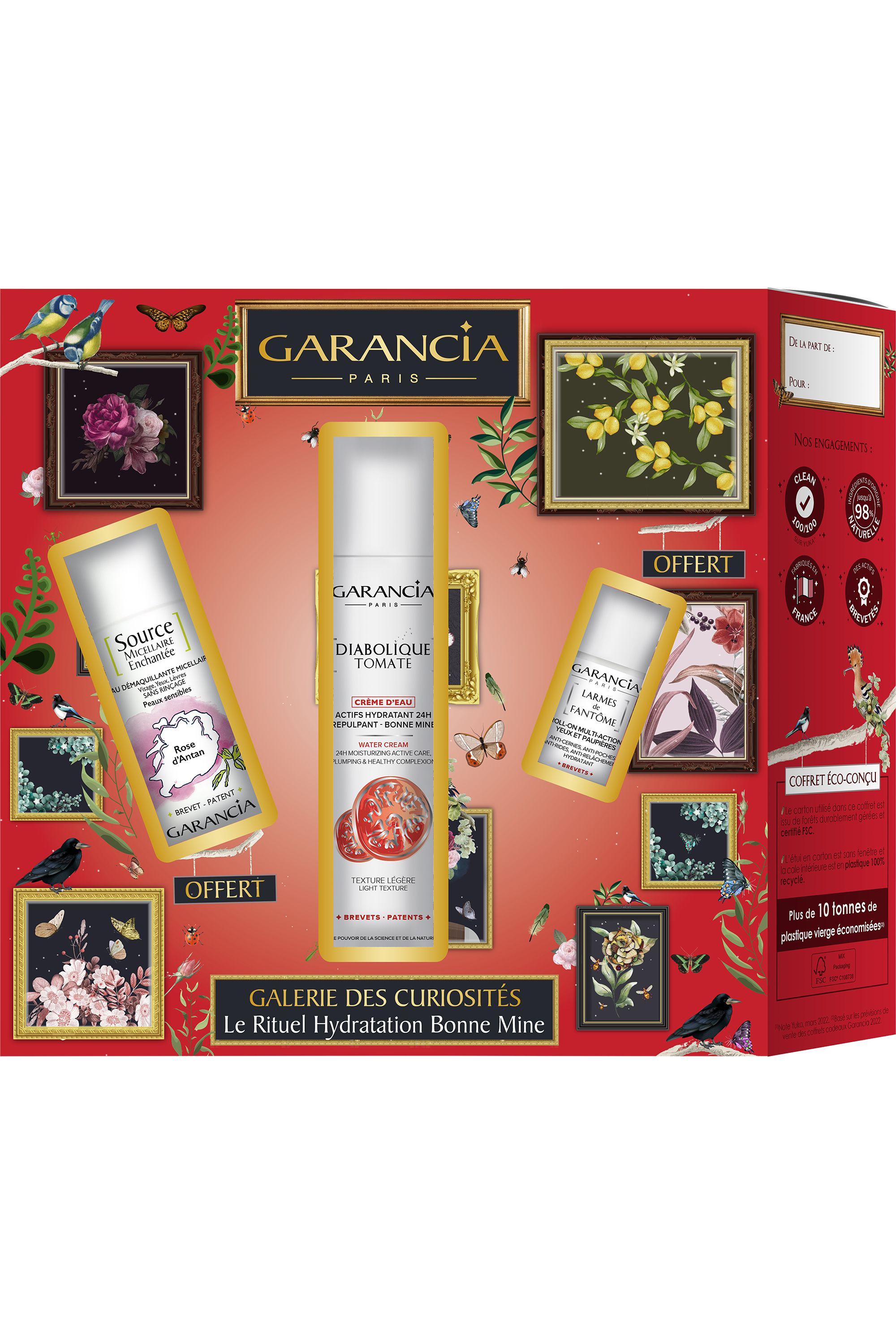 Garancia - Coffret visage bonne mine Diabolique Tomate + 1 contour yeux & 1 eau micellaire OFFERTS - Blissim