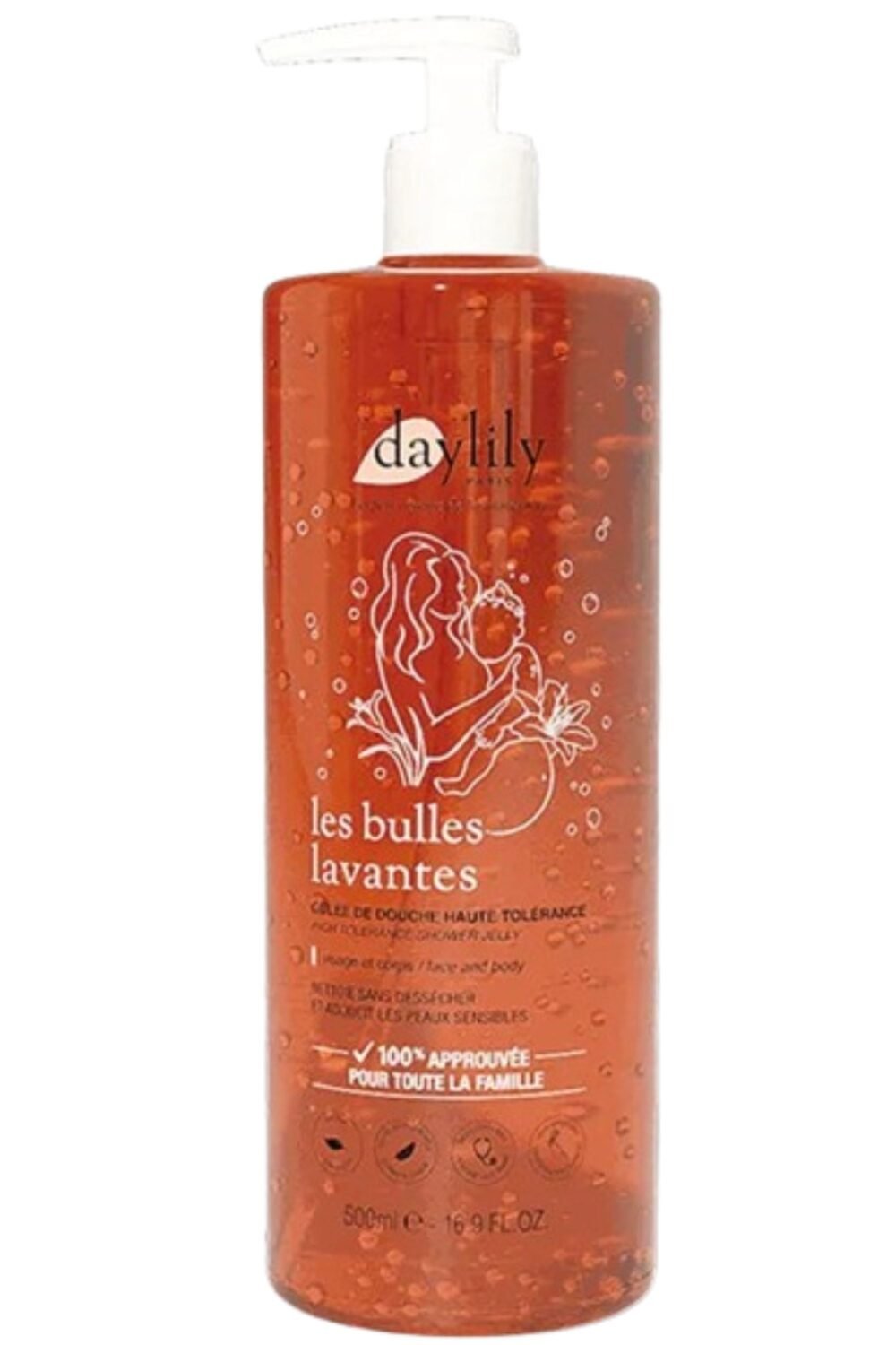 Daylily Paris - Gelée de douche bébé et femme enceinte Les Bulles Lavantes