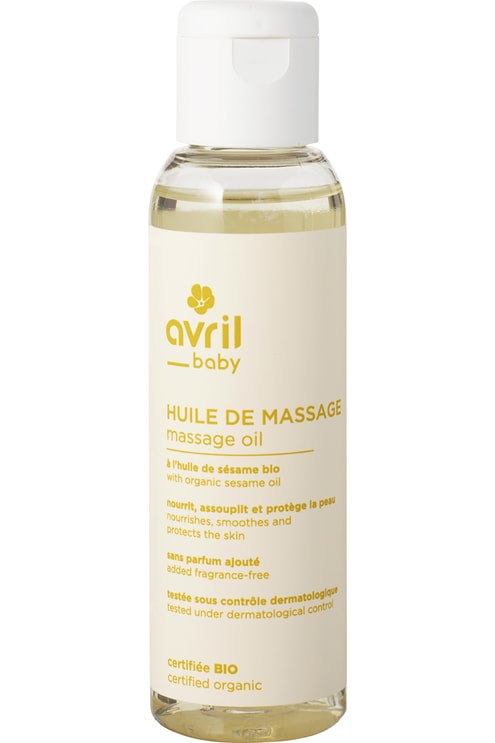 Huile de massage bio pour bébé