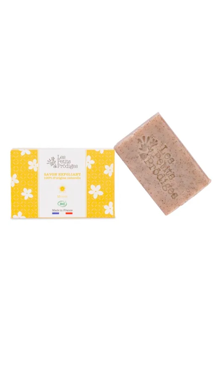 Savon exfoliant corps au Monoï