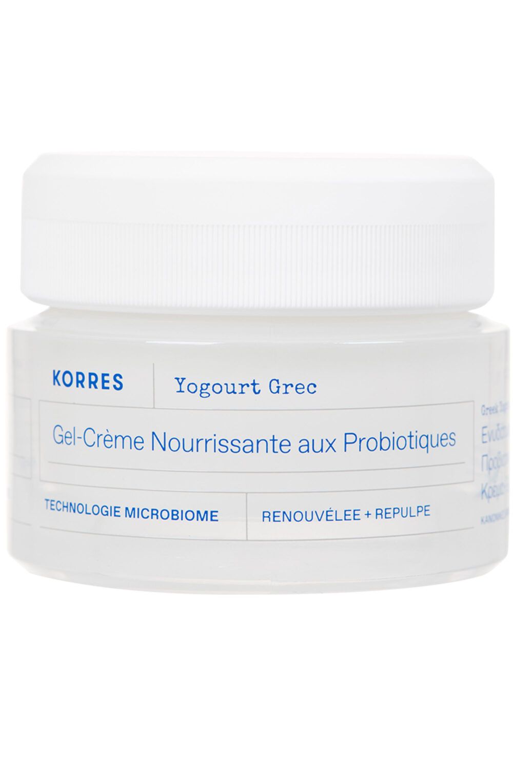 Korres - Gel-crème nourrissant aux probiotiques et yaourt grec
