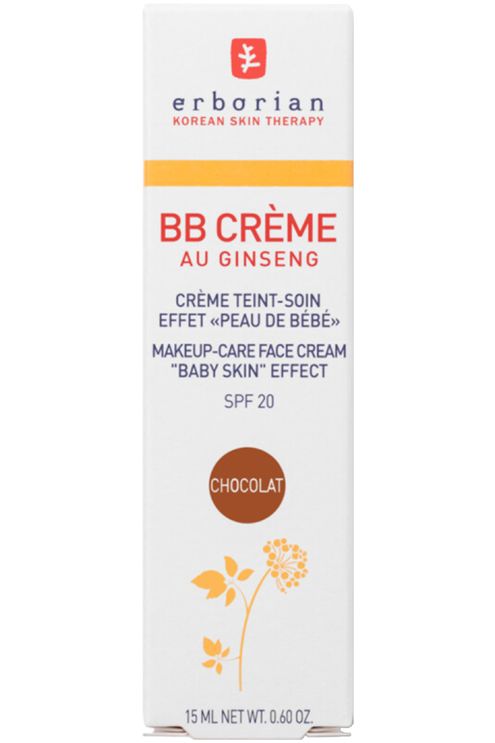Erborian BB Crème au Ginseng - Crème teint - Soin effet peau de bébé -  5-en-1 cosmétique coréenne Soin du visage avec SPF 20 - Tubes et coffrets