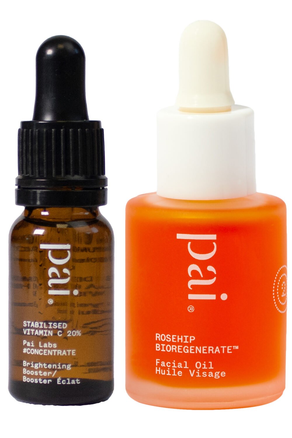 PAI - Booster éclat à la vitamine C Duo éclat booster et huile Rosehip BioRegenerate 10ml
