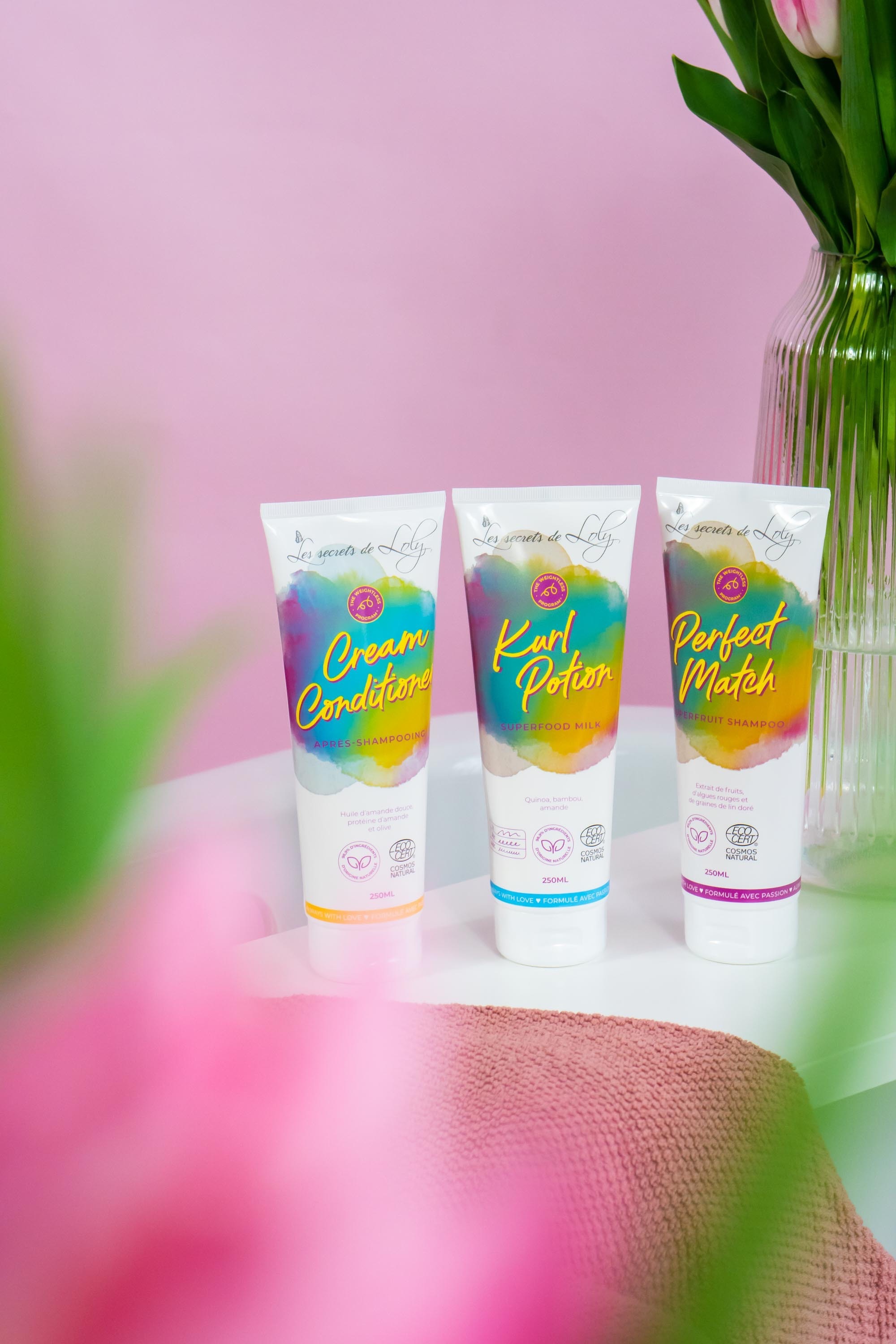 Routine cheveux bouclés hydratante et nourrissante