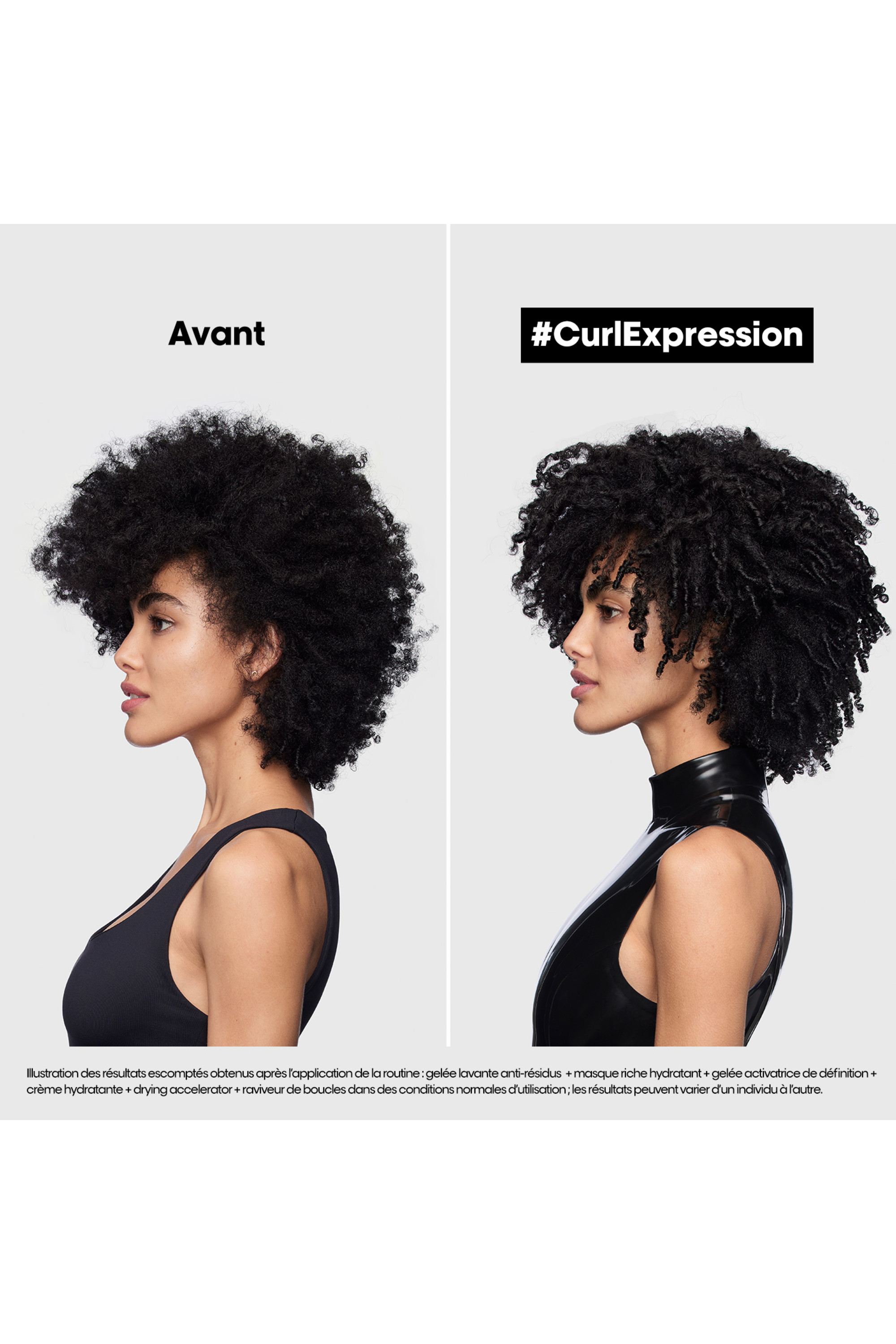 Crème en gelée sans rinçage Activateur de Définition Curl Expression