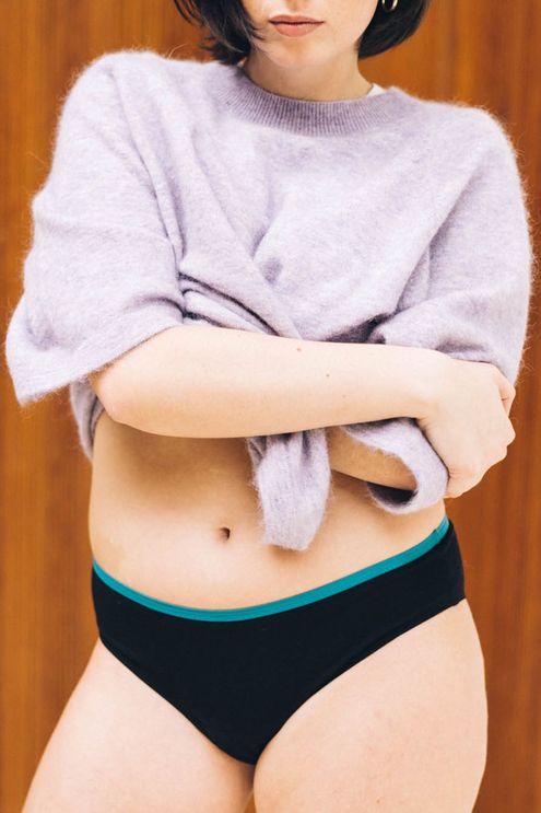 Culotte menstruelle taille haute absorbante flux moyen - Smoon