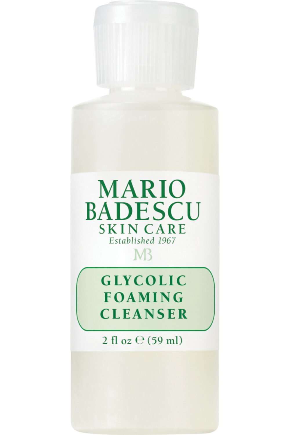 Mario Badescu - Mousse nettoyante visage à l'acide glycolique 59ml