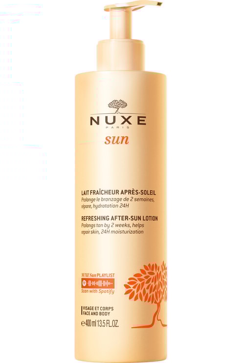 Lait fraîcheur après-soleil visage et corps Nuxe Sun