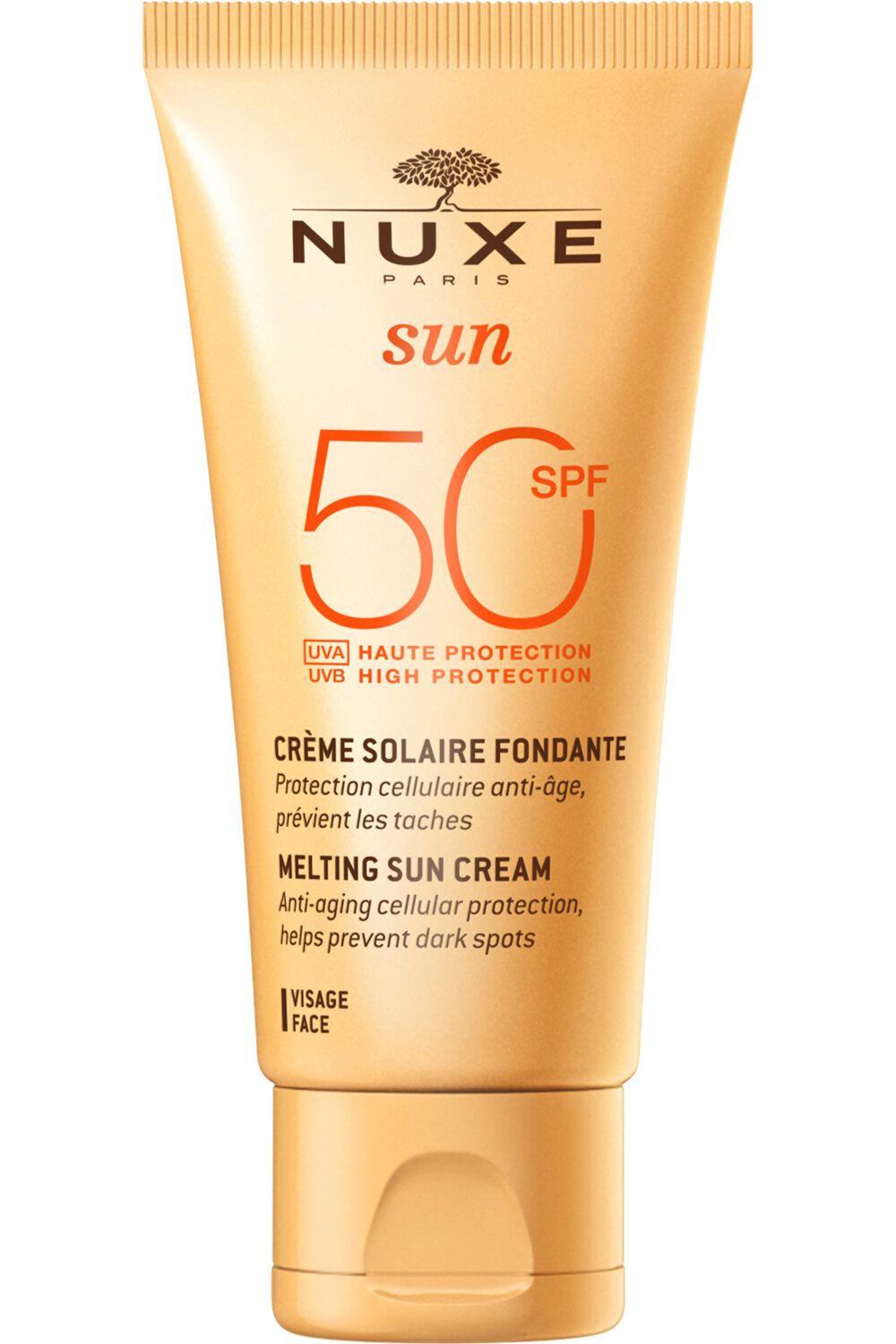 Nuxe - Crème fondante visage haute protection SPF50 Nuxe Sun