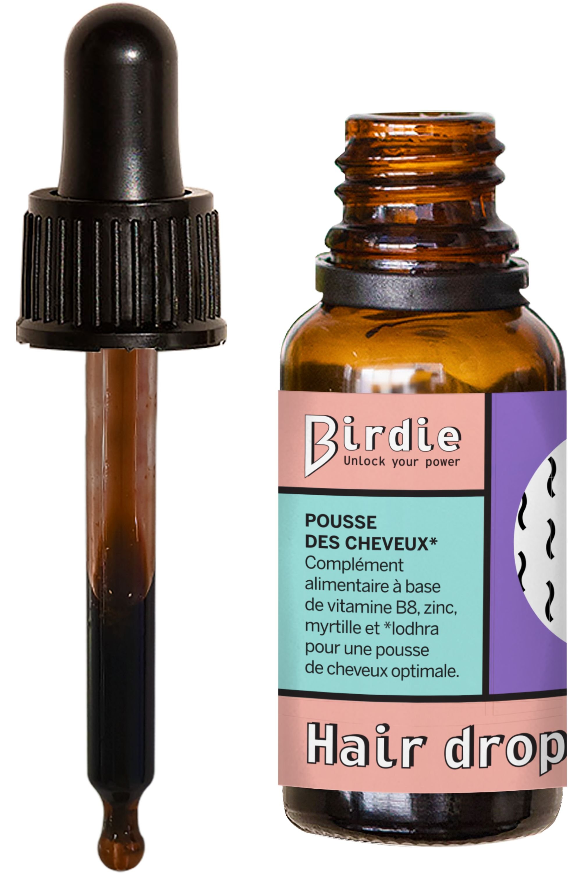 Birdie Complément alimentaire pousse des cheveux Hair Drops Blissim