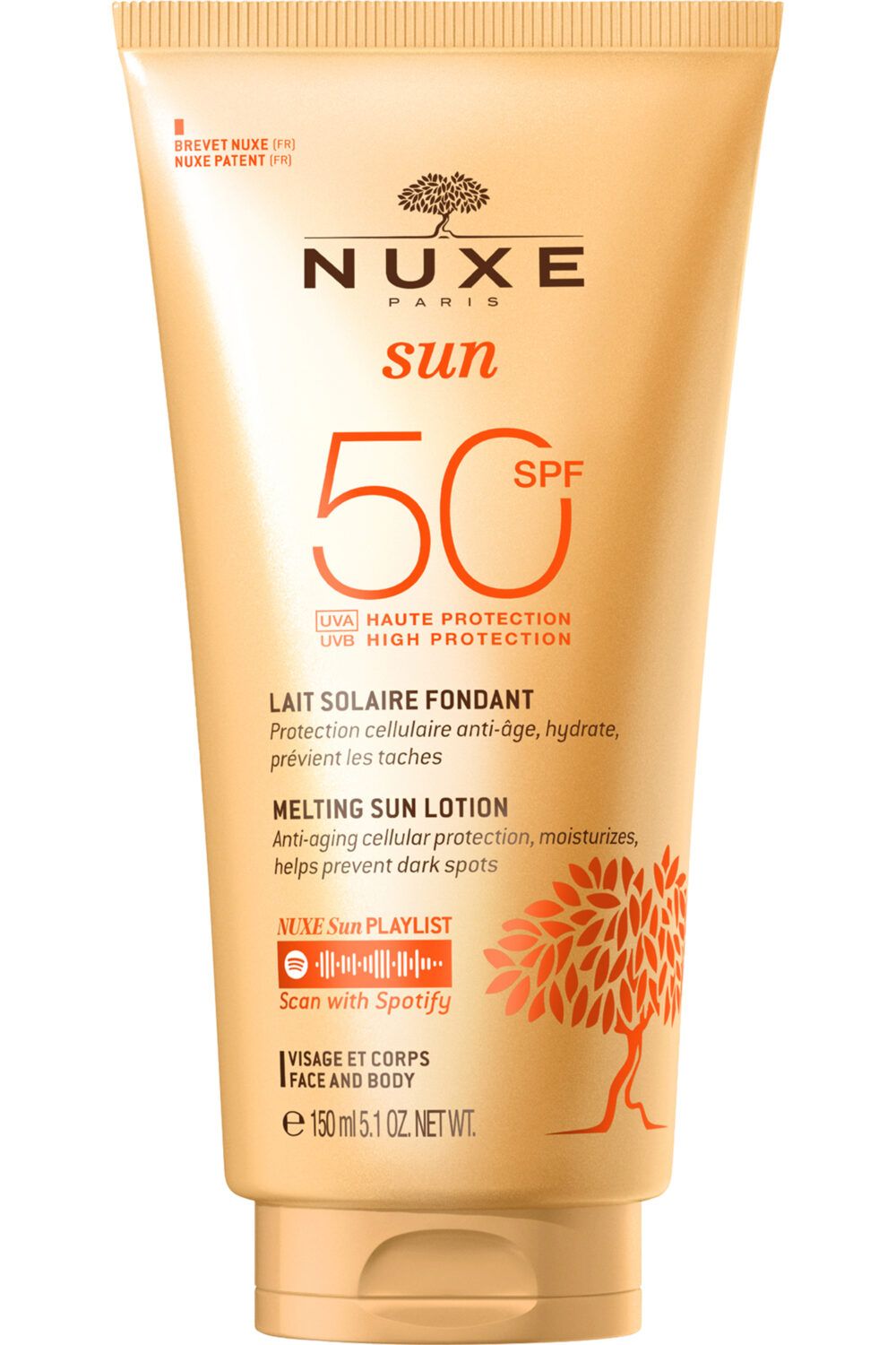 Nuxe - Lait fondant haute protection SPF50 Nuxe Sun