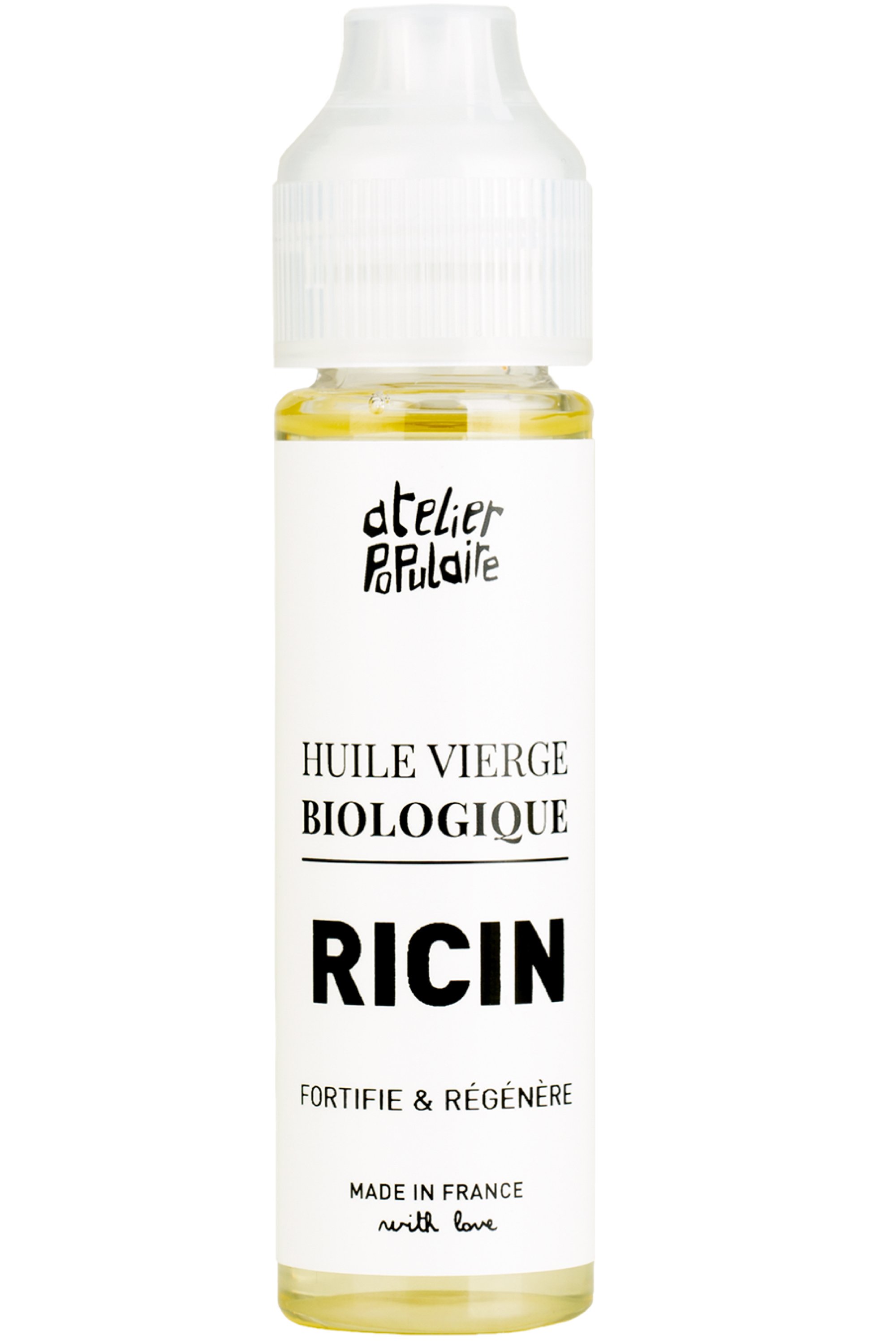 Huile De Ricin Bio Vierge 250 Ml - Naturelle, Pour Soins Cheveux Et Peau