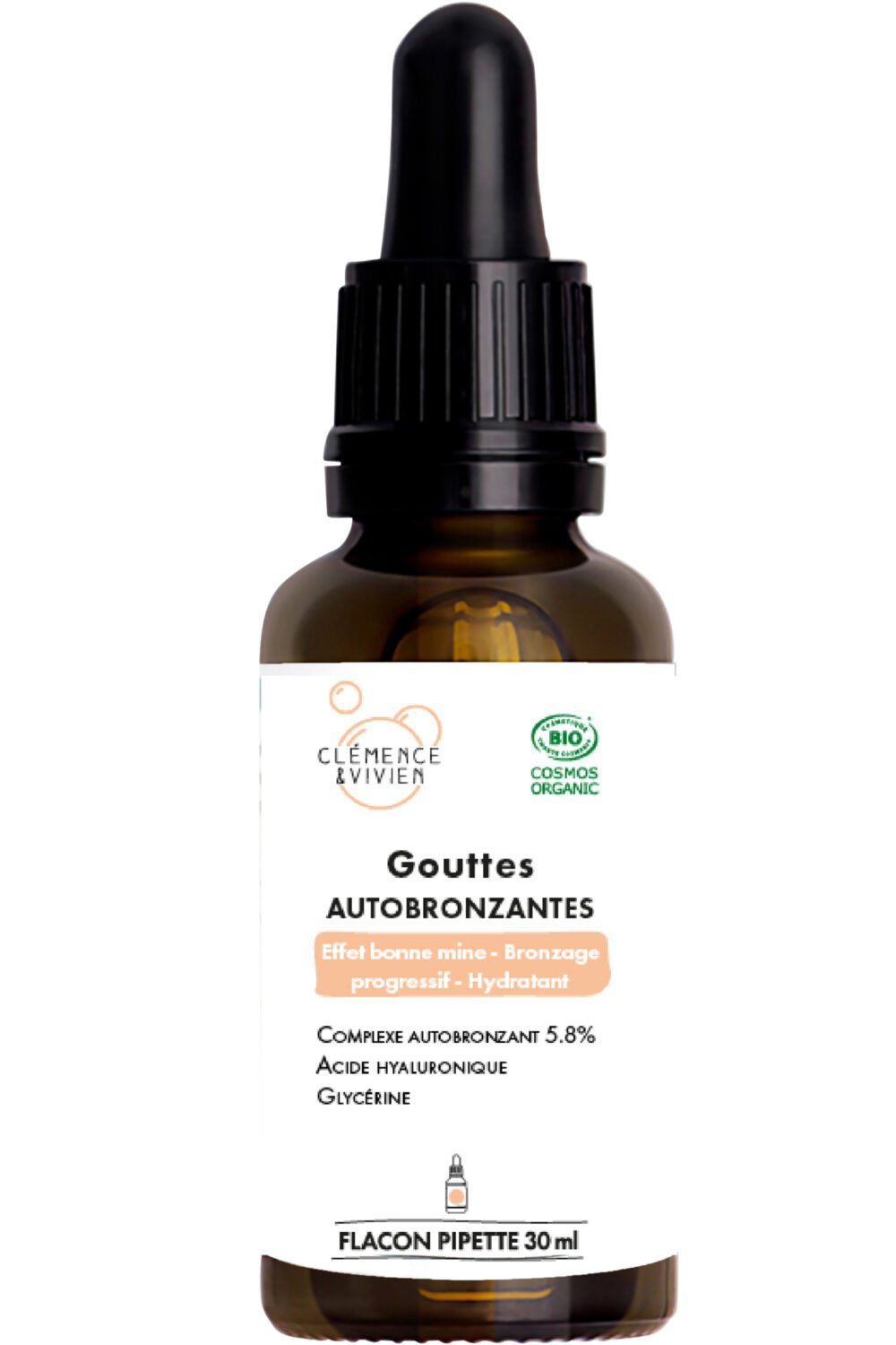 Clémence et Vivien - Gouttes autobronzantes Hâle léger