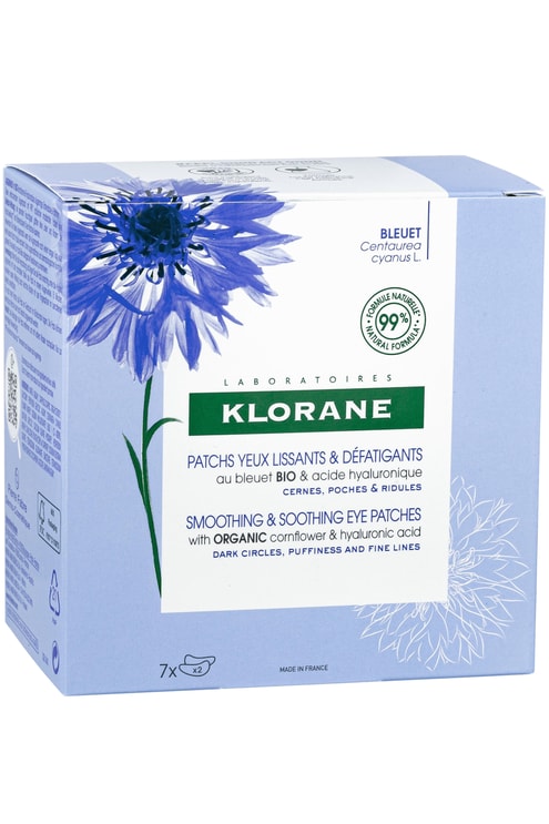 Patchs yeux lissants et défatigants express au Bleuet bio