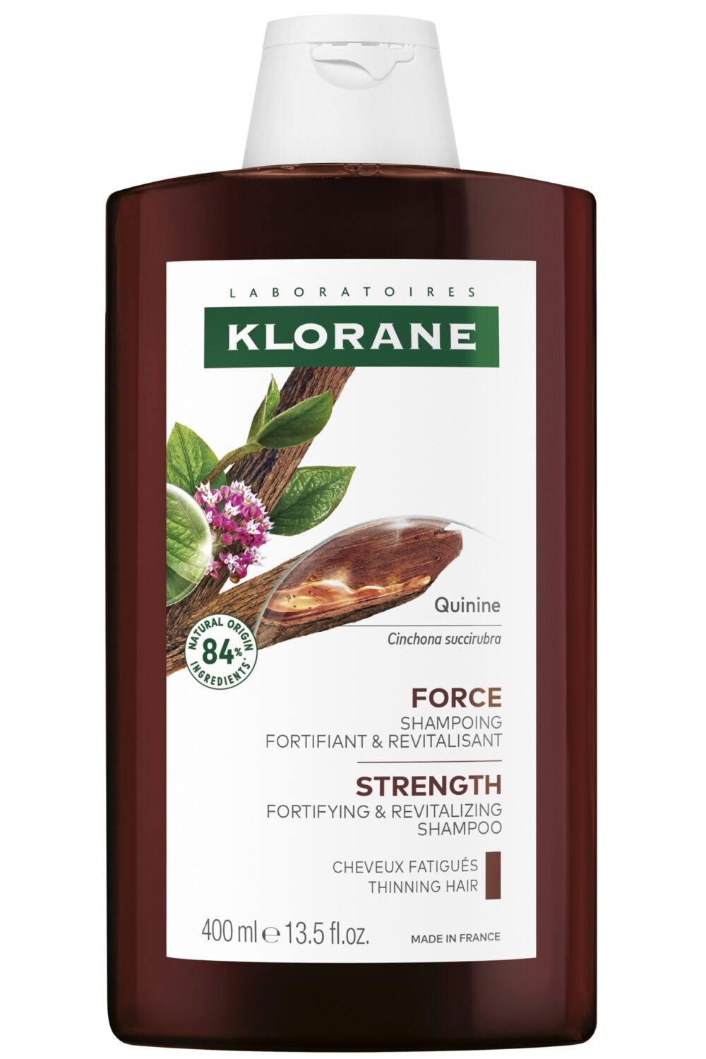 Klorane - Shampoing fortifiant à la Quinine & Edelweiss bio