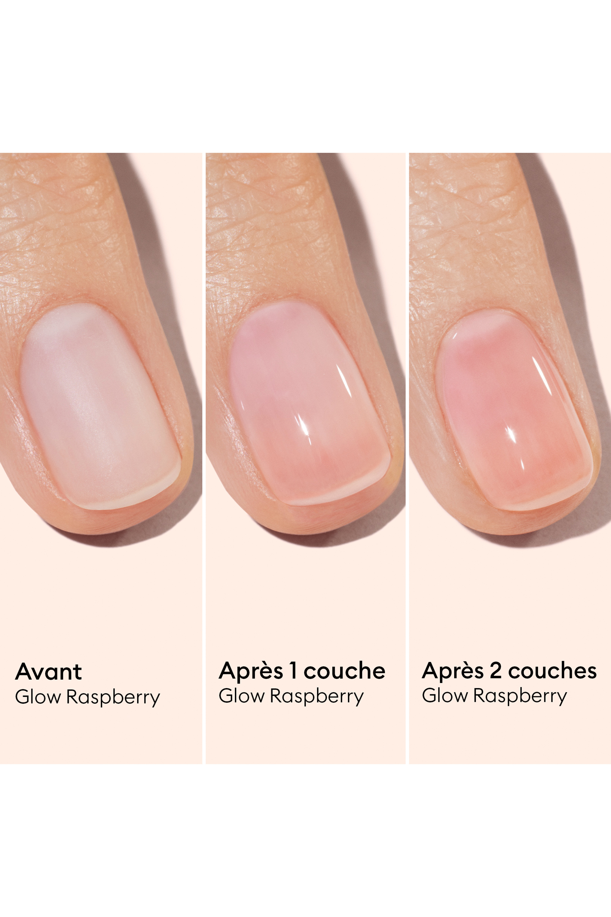 Vernis soin Active Glow raspberry