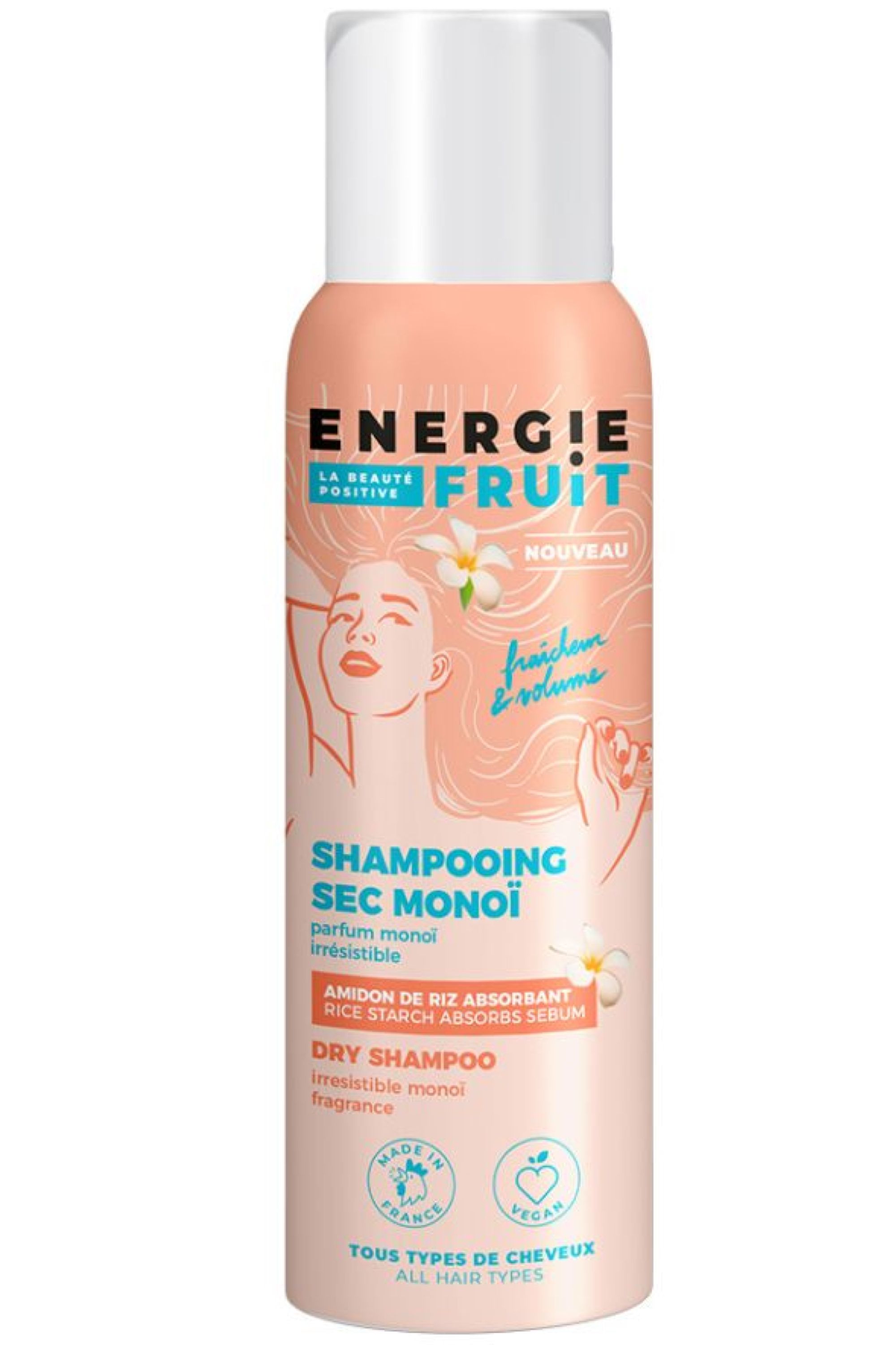 Energie Fruit - Shampoing sec fraicheur & volume Monoï - Blissim