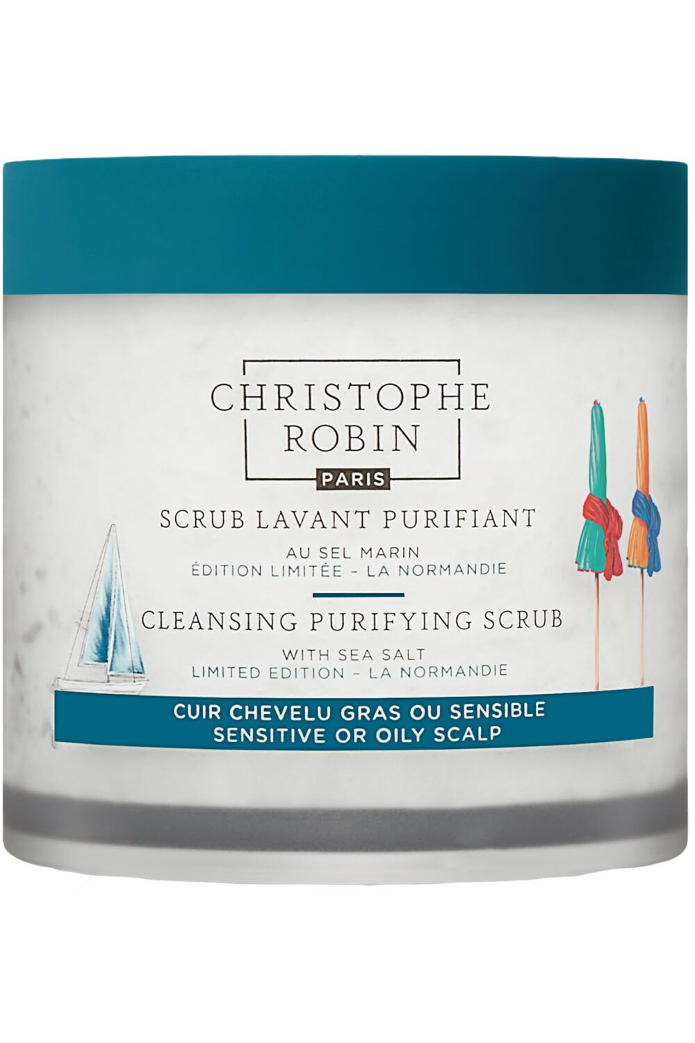 Christophe Robin - Shampooing scrub lavant purifiant au sel marin 250 ml édition limitée