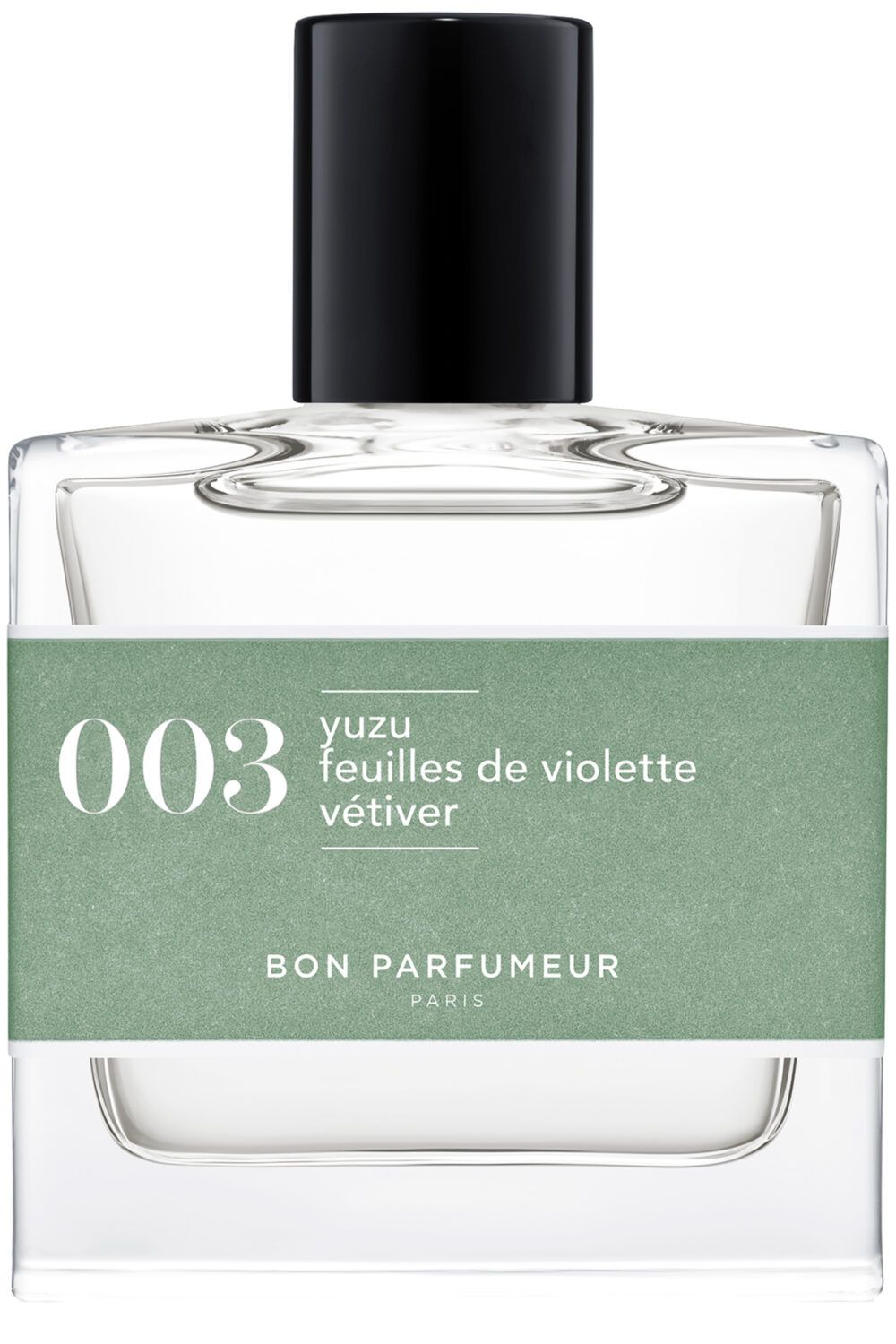 Bon Parfumeur Paris - 003 Yuzu feuille de violette vétiver Eau de Cologne 30mL