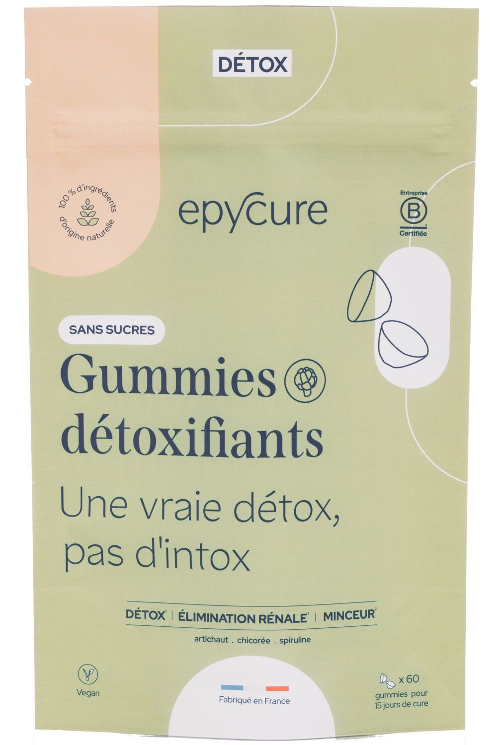 Epycure - Gummies détoxifiants sans sucre