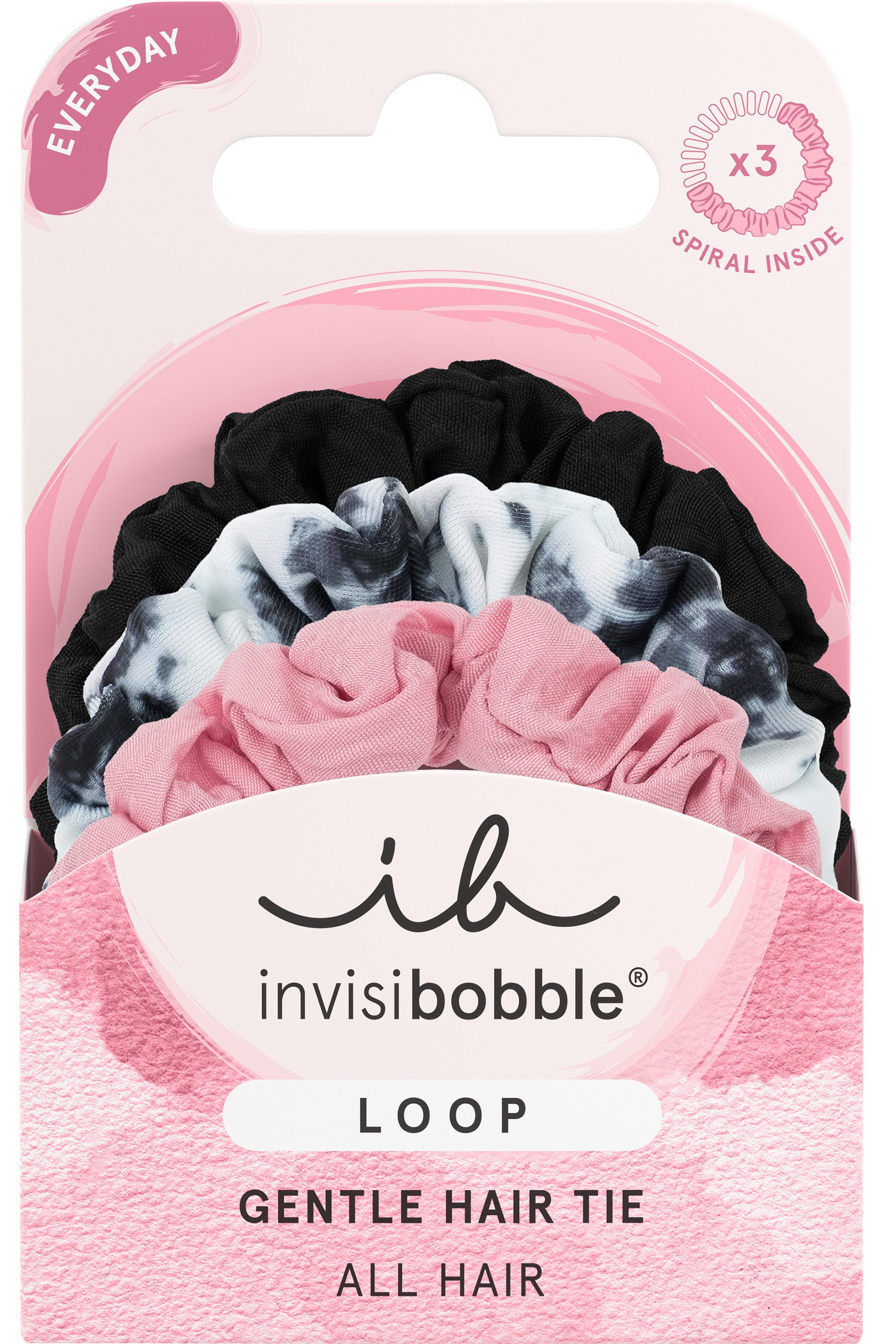 Élastiques à Cheveux InvisiBobble Slim Time To Pink - Chouchou Rose Sans Marque De Chevaux