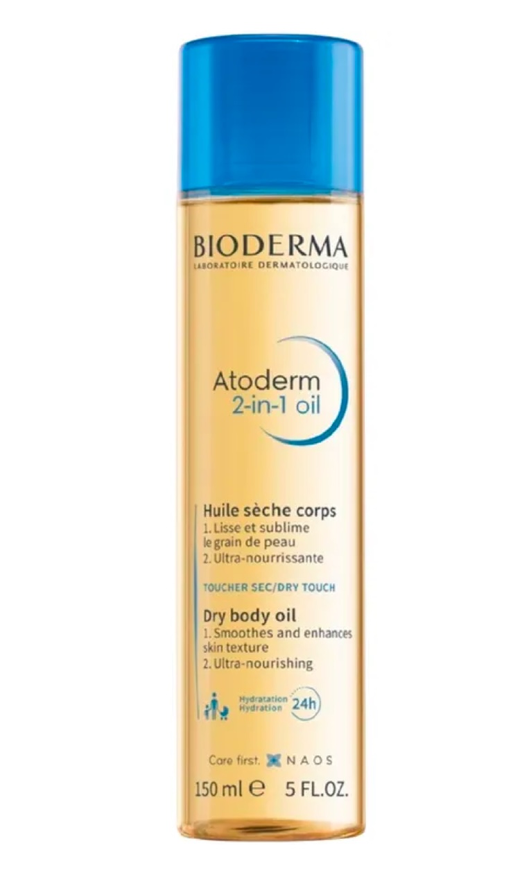 Huile sèche corps 2 en 1 Atoderm