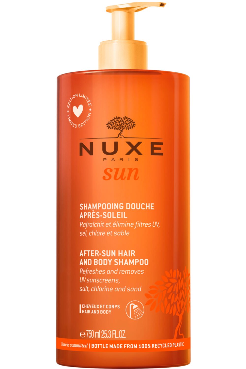 Nuxe - Shampoing douche après-soleil corps et cheveux Nuxe Sun 750ml
